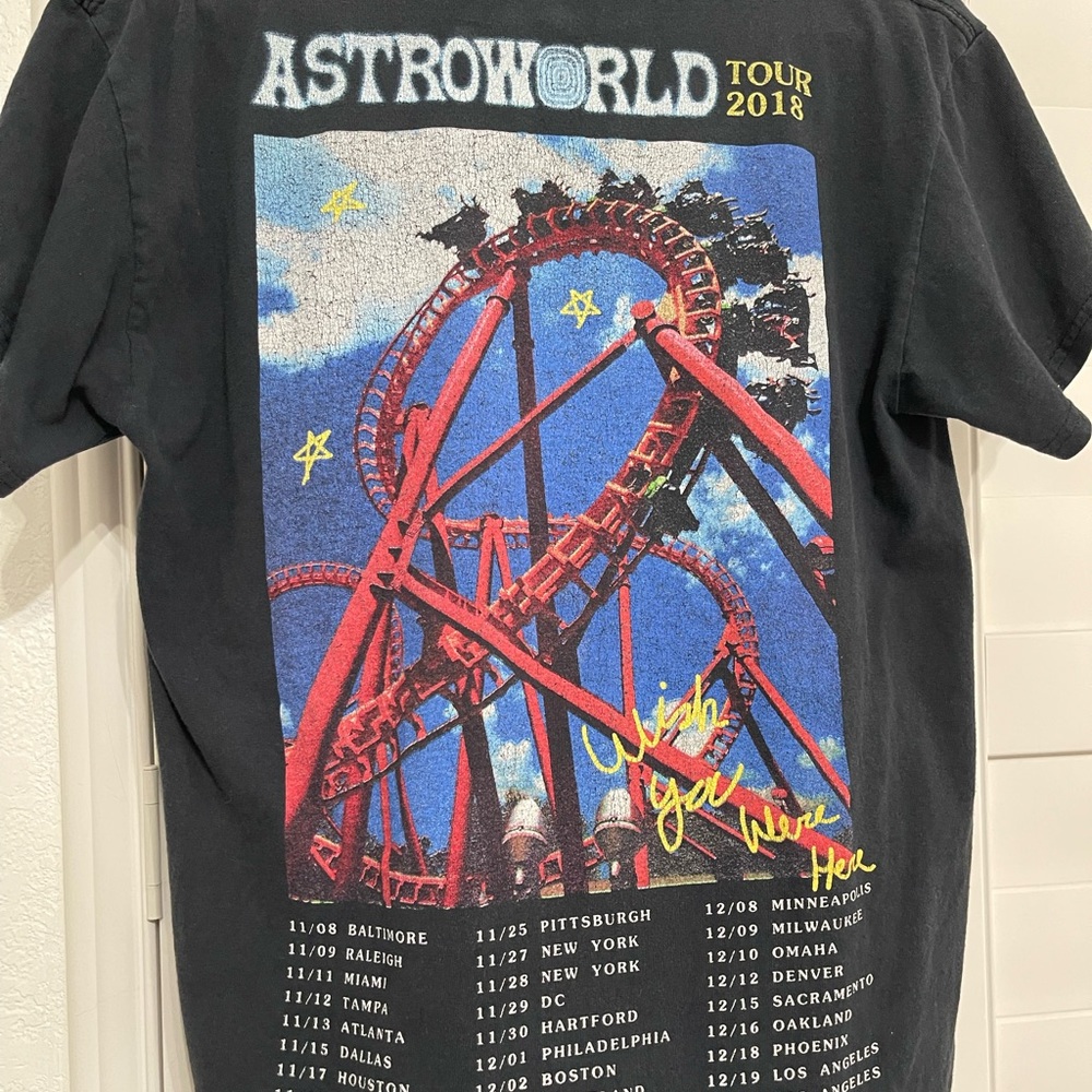 VINTAGE Travis Scott tour shirt